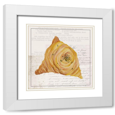 Sweet Tooth Pastries II White Modern Wood Framed Art Print with Double Matting by Wang, Melissa