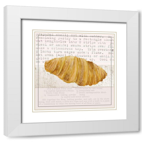 Sweet Tooth Pastries III White Modern Wood Framed Art Print with Double Matting by Wang, Melissa