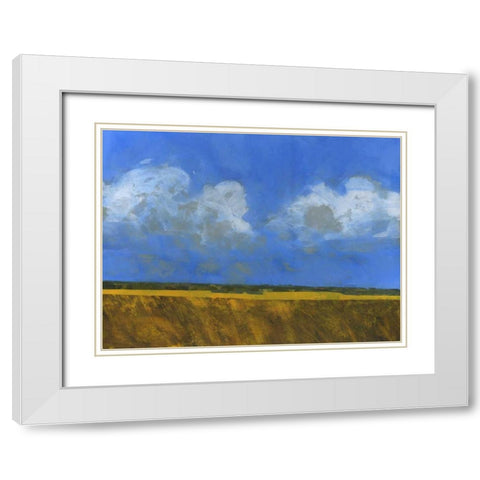 Warm Autumn White Modern Wood Framed Art Print with Double Matting by Bailey, Paul
