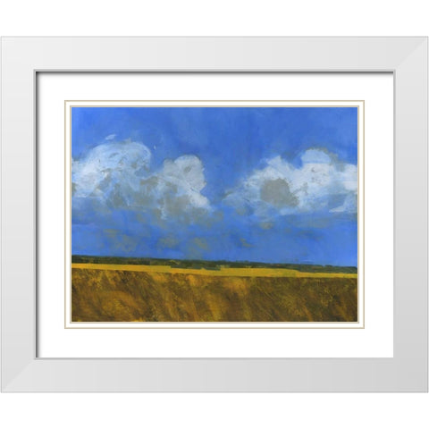 Warm Autumn White Modern Wood Framed Art Print with Double Matting by Bailey, Paul