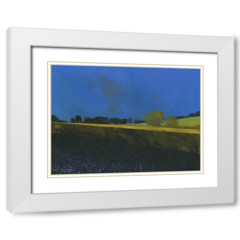Dark Earth White Modern Wood Framed Art Print with Double Matting by Bailey, Paul