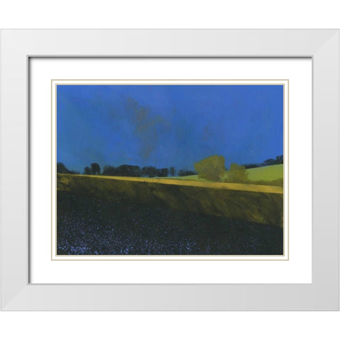 Dark Earth White Modern Wood Framed Art Print with Double Matting by Bailey, Paul