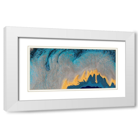 Kahuna White Modern Wood Framed Art Print with Double Matting by Ludwig, Alicia