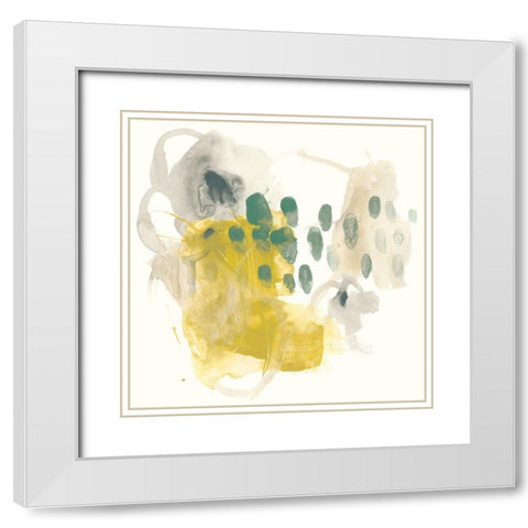 Apex Formula I White Modern Wood Framed Art Print with Double Matting by Vess, June Erica