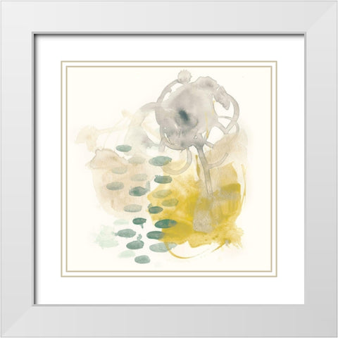 Apex Formula III White Modern Wood Framed Art Print with Double Matting by Vess, June Erica