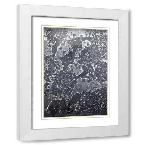 Celestial Odyssey II White Modern Wood Framed Art Print with Double Matting by Guthrie, Jenna