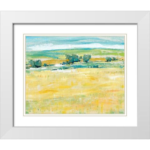 Summer Heat II White Modern Wood Framed Art Print with Double Matting by OToole, Tim