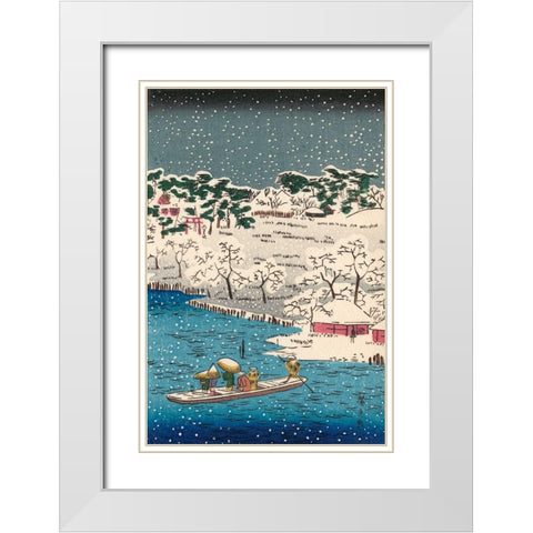 Iconic Japan VIII White Modern Wood Framed Art Print with Double Matting by Unknown