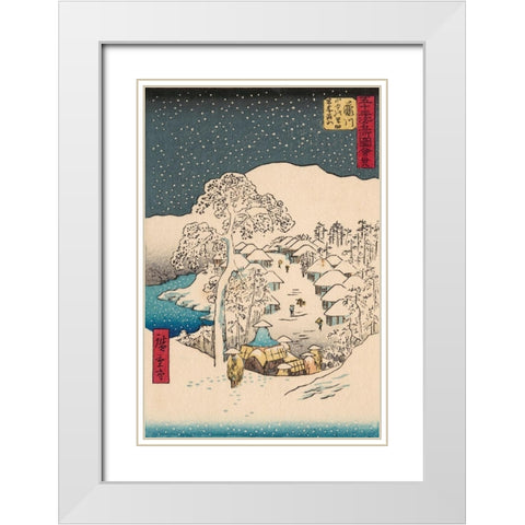 Iconic Japan IX White Modern Wood Framed Art Print with Double Matting by Unknown