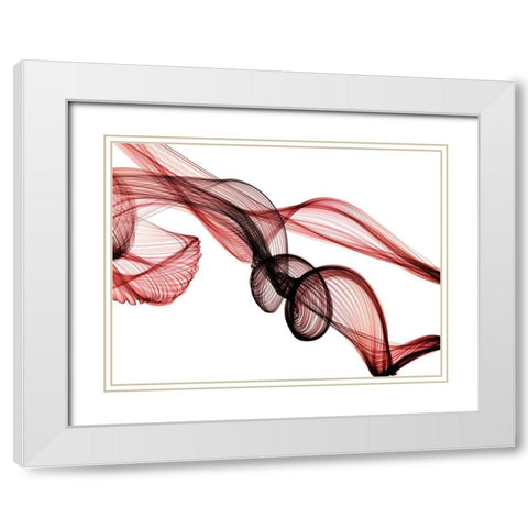 Invisible World II White Modern Wood Framed Art Print with Double Matting by Orlov, Irena