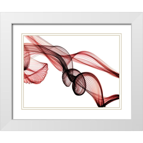 Invisible World II White Modern Wood Framed Art Print with Double Matting by Orlov, Irena