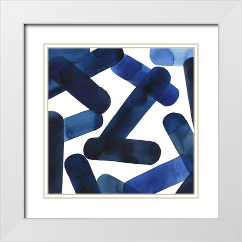 Barrel Deep I White Modern Wood Framed Art Print with Double Matting by Popp, Grace