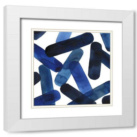 Barrell Deep II White Modern Wood Framed Art Print with Double Matting by Popp, Grace
