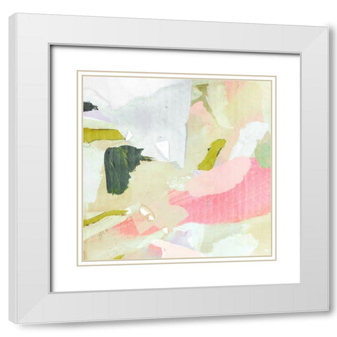 Closeup II White Modern Wood Framed Art Print with Double Matting by Borges, Victoria