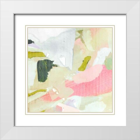 Closeup II White Modern Wood Framed Art Print with Double Matting by Borges, Victoria