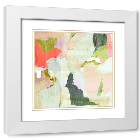 Closeup IV White Modern Wood Framed Art Print with Double Matting by Borges, Victoria