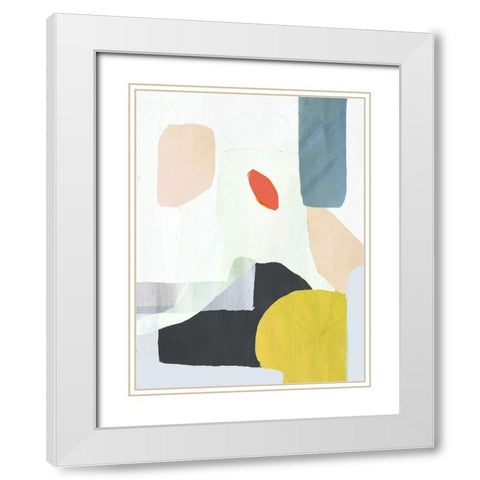 Summer Salad II White Modern Wood Framed Art Print with Double Matting by Borges, Victoria