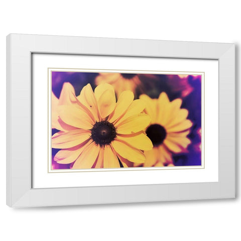 Susans III White Modern Wood Framed Art Print with Double Matting by Johnson, Jason