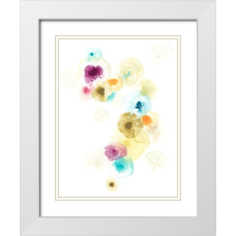 Petri II White Modern Wood Framed Art Print with Double Matting by Vess, June Erica