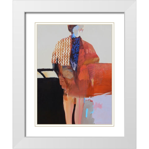 Timeless Moment I White Modern Wood Framed Art Print with Double Matting by Foregard, Larry