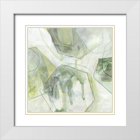 Terra Forma I White Modern Wood Framed Art Print with Double Matting by Vess, June Erica