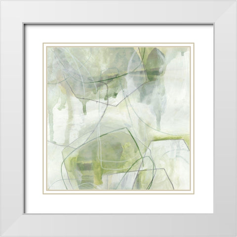 Terra Forma II White Modern Wood Framed Art Print with Double Matting by Vess, June Erica
