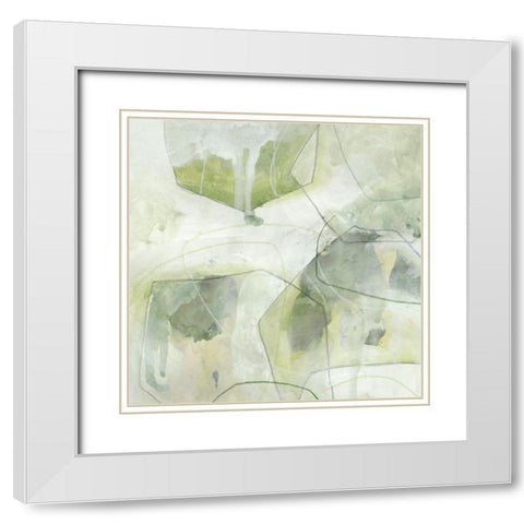 Terra Forma IV White Modern Wood Framed Art Print with Double Matting by Vess, June Erica