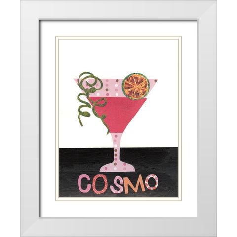 Mix Me a Drink III White Modern Wood Framed Art Print with Double Matting by Moore, Regina