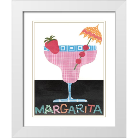 Mix Me a Drink IV White Modern Wood Framed Art Print with Double Matting by Moore, Regina