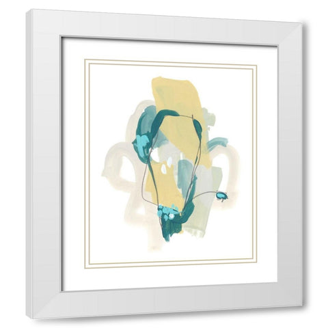 Basilisk I White Modern Wood Framed Art Print with Double Matting by Vess, June Erica