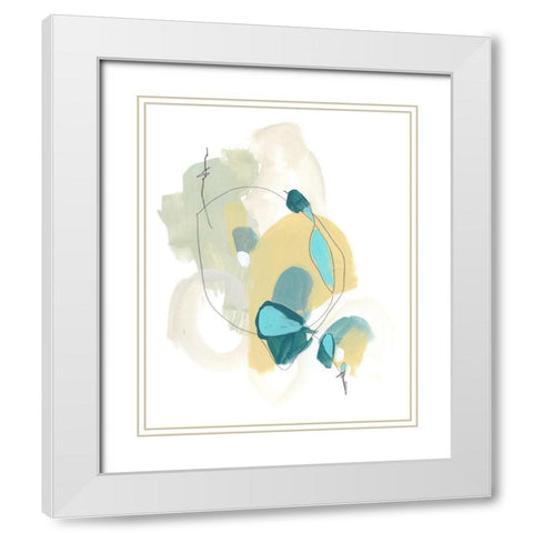 Basilisk IV White Modern Wood Framed Art Print with Double Matting by Vess, June Erica