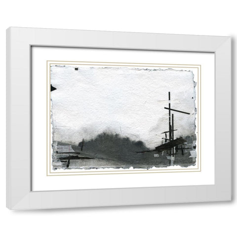 Pilgrimage II White Modern Wood Framed Art Print with Double Matting by Blixt, Ingrid