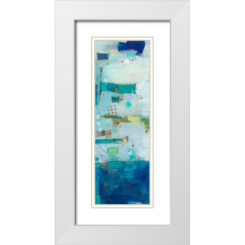 Crore I White Modern Wood Framed Art Print with Double Matting by Jachimiec, Sue
