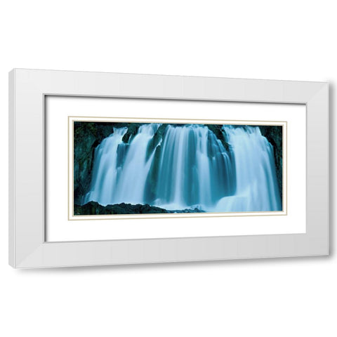Dusk and Water II White Modern Wood Framed Art Print with Double Matting by McLoughlin, James