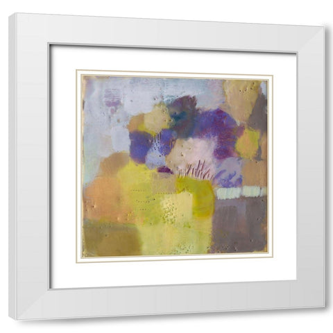 Blume IV White Modern Wood Framed Art Print with Double Matting by Jachimiec, Sue