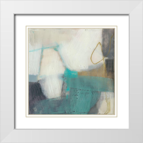 Tusk II White Modern Wood Framed Art Print with Double Matting by Jachimiec, Sue