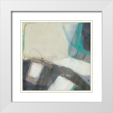 Tusk III White Modern Wood Framed Art Print with Double Matting by Jachimiec, Sue
