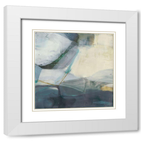 Tusk IV White Modern Wood Framed Art Print with Double Matting by Jachimiec, Sue