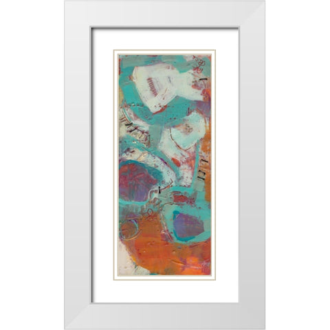 Lolly III White Modern Wood Framed Art Print with Double Matting by Jachimiec, Sue