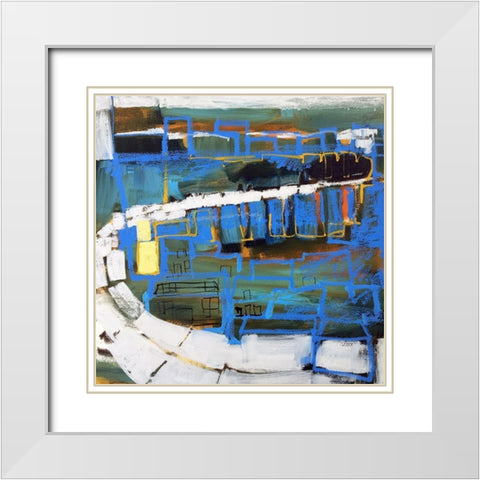 Bridge III White Modern Wood Framed Art Print with Double Matting by Ferrell, Erin McGee