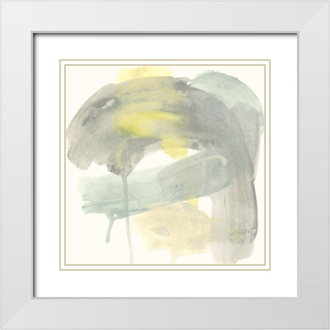 Lunar Sunrise I White Modern Wood Framed Art Print with Double Matting by Vess, June Erica