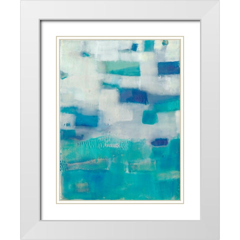 Tilde I White Modern Wood Framed Art Print with Double Matting by Jachimiec, Sue