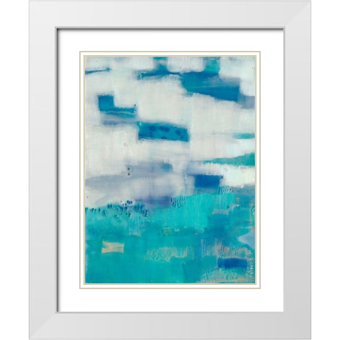 Tilde II White Modern Wood Framed Art Print with Double Matting by Jachimiec, Sue