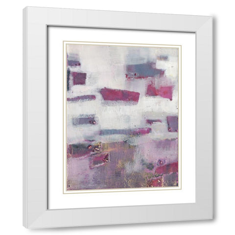 Tilde V White Modern Wood Framed Art Print with Double Matting by Jachimeic, Sue