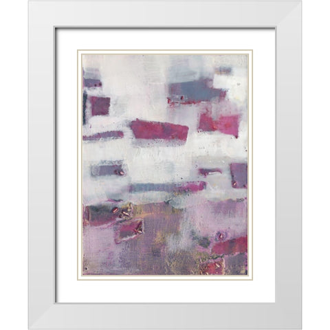 Tilde V White Modern Wood Framed Art Print with Double Matting by Jachimeic, Sue