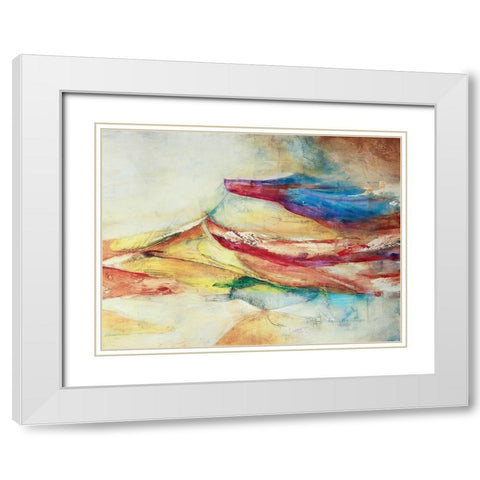 Soledad I White Modern Wood Framed Art Print with Double Matting by Villarreal, Gabriela
