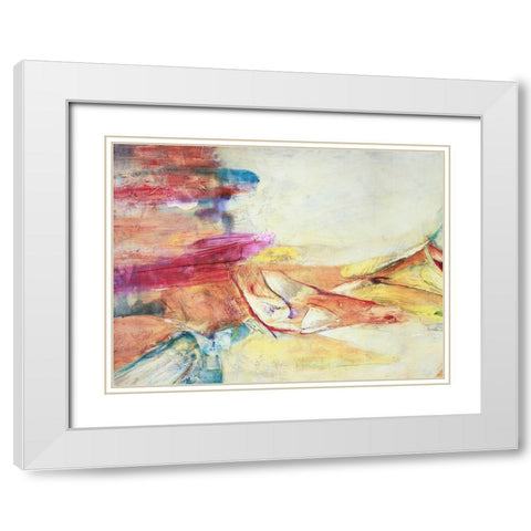 Soledad II White Modern Wood Framed Art Print with Double Matting by Villarreal, Gabriela