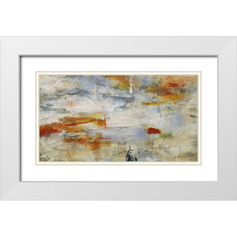 Visperas I White Modern Wood Framed Art Print with Double Matting by Villarreal, Gabriela