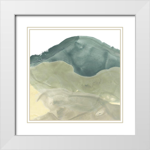 Mystique VIII White Modern Wood Framed Art Print with Double Matting by Vess, June Erica