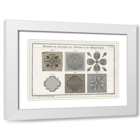 Survey of Architectural Design I White Modern Wood Framed Art Print with Double Matting by Vision Studio